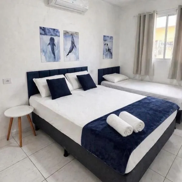 Casa no centro de Ponta de Pedras - Casa da Baleia VILA ORION, hotell i Goiana