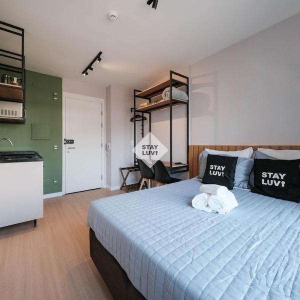 Studio completo no Campo Belo - Piscina no Rooftop #GoBalkon