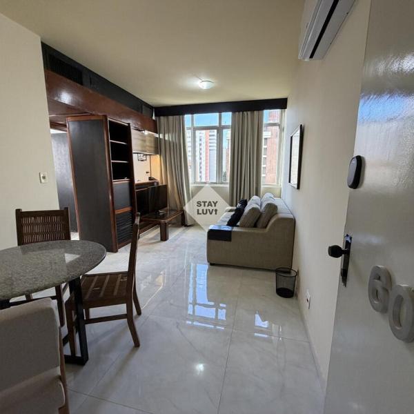 Lindo Studio no coração da Savassi pra 3 pessoas #Flamboyant601