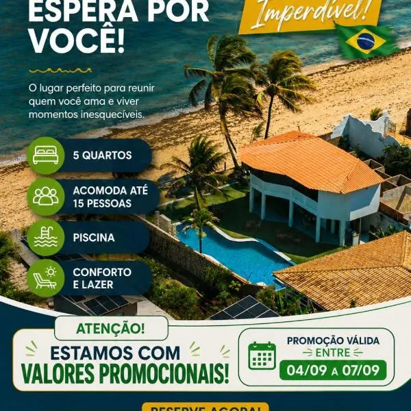 Maceió में, होटल Casa de Temporada cinco quartos - Garça Torta em Maceió - Vista Mar