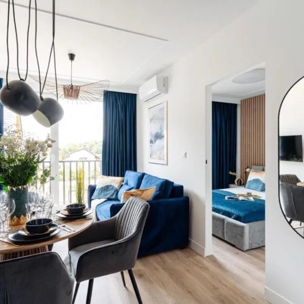Baltic Line - Komfortowy apartament z 2 TV na Wyspie Sobieszewskiej, przyjazny rodzinom oraz zwierzętom، فندق في غدانسك