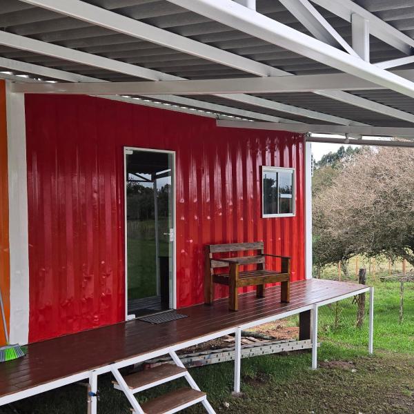 Casa Container Vermelha