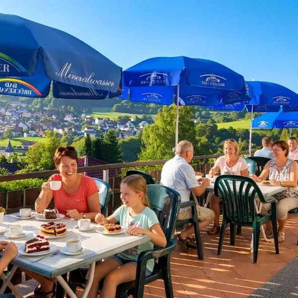 Viesnīca Café Pension Sonnenkanzel pilsētā Staatsbad Brückenau
