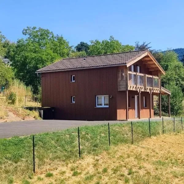 Chalet Cosy familial avec billard 6 pers près Gerardmer、Fraizeのホテル