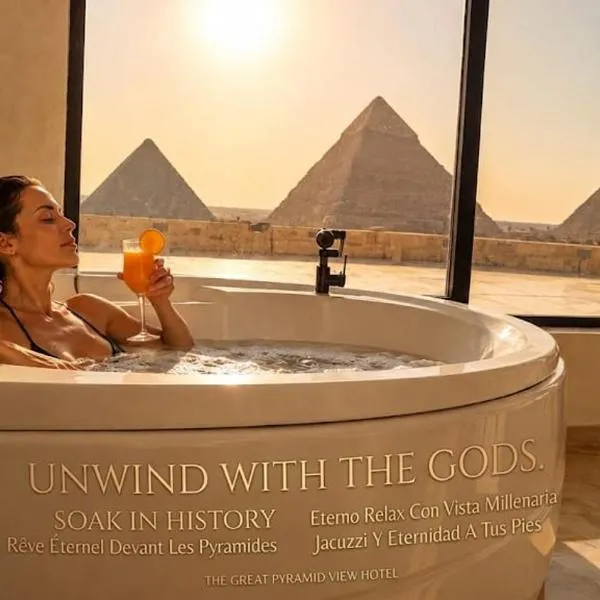 Zonch pyramids view, hotel i Kairo