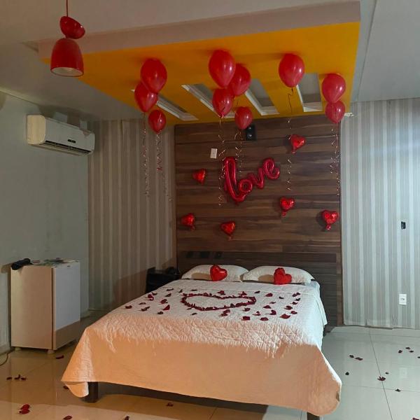 Hotel Via 050- Q114 DECORAÇÃO ROMÂNTICA- CAFÉ DA MANHÃ INCLUIDO