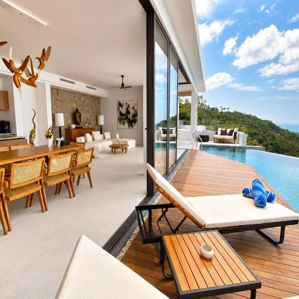 Anzhu Seamate Villa Samui, hotel en Lamai