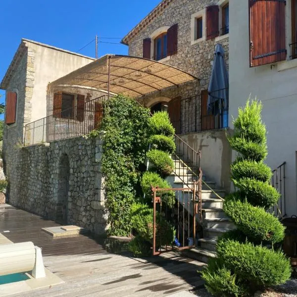 les chambres d'hôtes du mas face au ventoux, hotel sa Plaisians