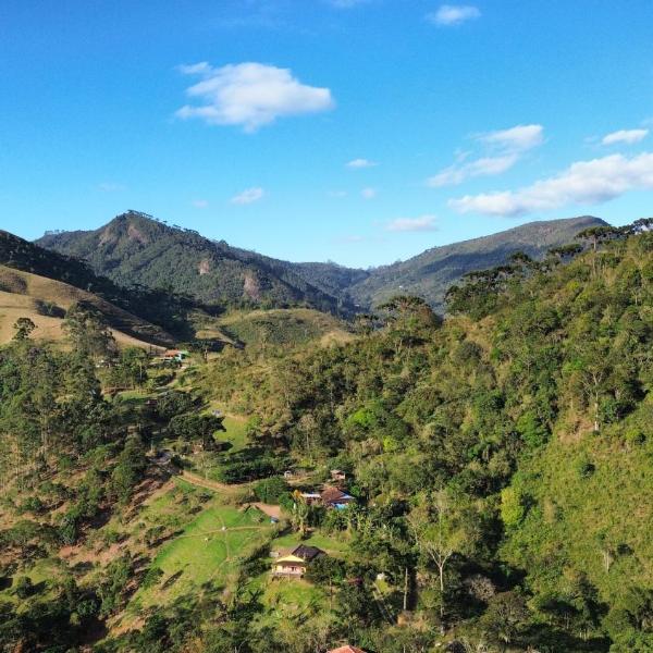 Cantinho Paraíso da Mantiqueira Casa privativa na Serra com cachoeira