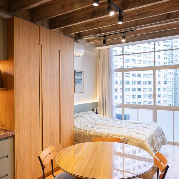 Modern Studio in Niemeyer's Iconic Copan - Foto 4