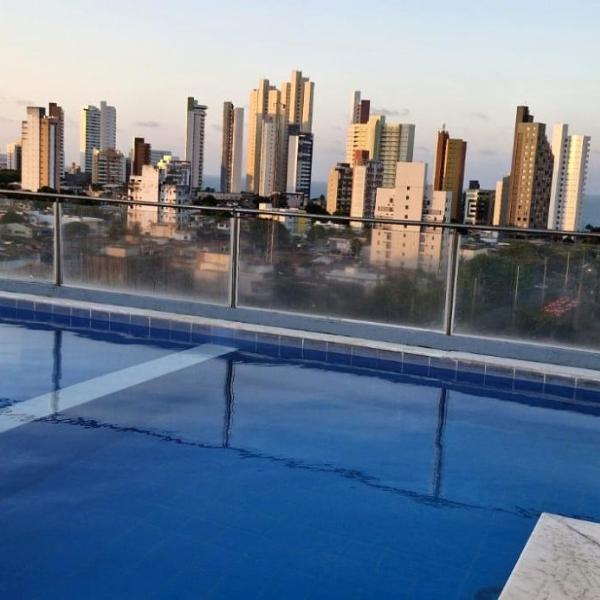 Manhattan Flat Piscina com vista mar e varanda