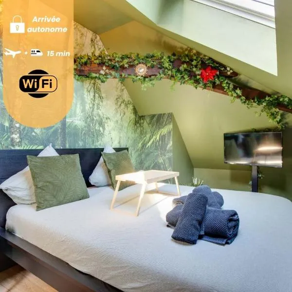 La Suite Jungle - charme et confort - Vertou, hotel di Vertou
