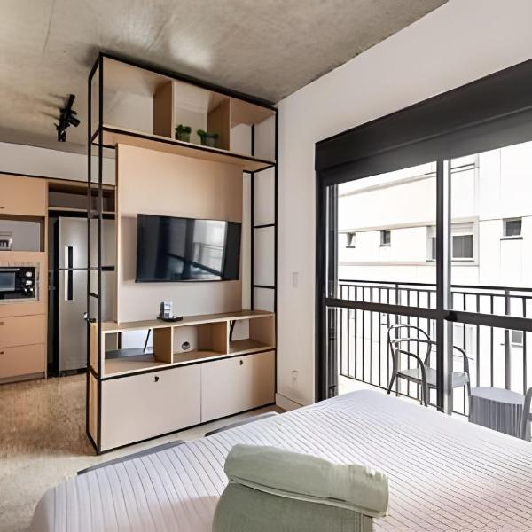 Studio novo próx Paulista, sacada e gym - Foto 4