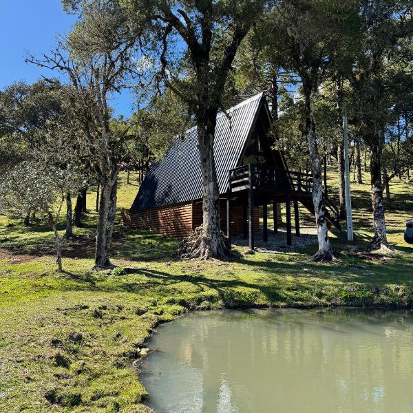 Cabana do Bosque no Refúgio Lagoa Dourada