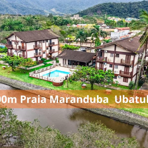 Apto Maranduba com piscina, rio e natureza