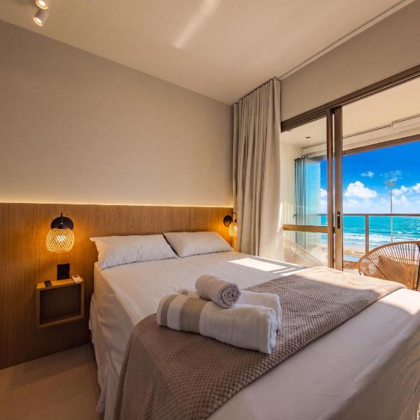 Pé na Areia | Vista 180° da praia | Apartamento Decorado - Foto 3