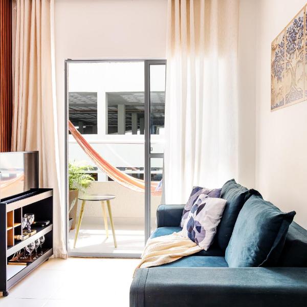 Apartamento em Ponta de Campina - 2 quartos climatizados, 2 banheiros, piscina e academia - Foto 3