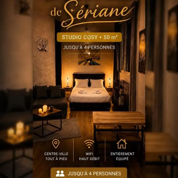 Escale de Sériane Grand Studio 50m2 Centre Ville, hotel v destinaci Graulhet