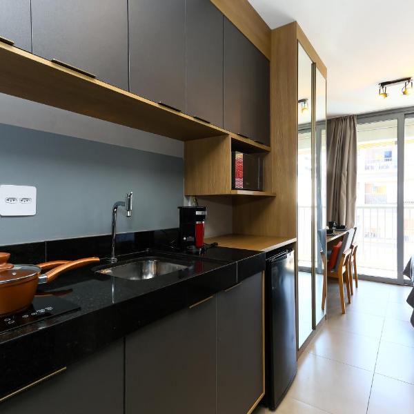 Studio Moderno em Moema - Shopping Ibirapuera - Metrô - Congonhas