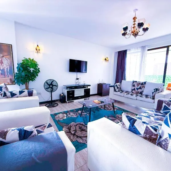 Skyline Serenity at Roseville Apartment - Rooftop pool, Gym, Workspace, Lounge, Playground, Parking and 24hr Security, Hotel in Nairobi