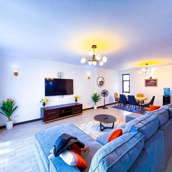 Skyline Serenity at Roseville Apartment - Rooftop pool, Gym, Workspace, Lounge, Playground, Parking and 24hr Security, Hotel in Nairobi