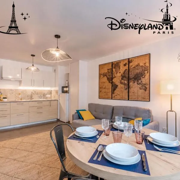Perfect Disney Getaway - Private Parking, hotel em Coupvray