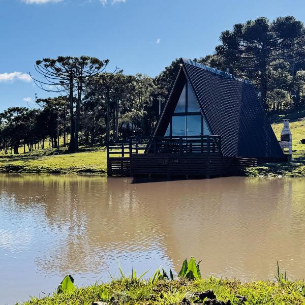 Cabana do Lago no Refúgio Lagoa Dourada - Foto 5