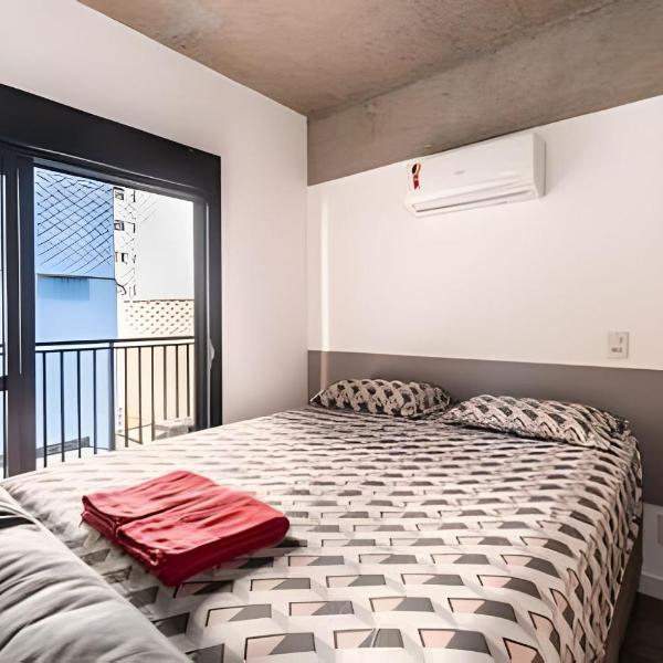 36 New studio w balcony near Paulista and Augusta