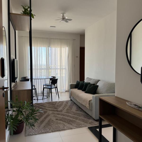 Apartamento completo, próximo ao Capim Dourado Shopping, 2 quartos, ideal para até 4 hóspedes