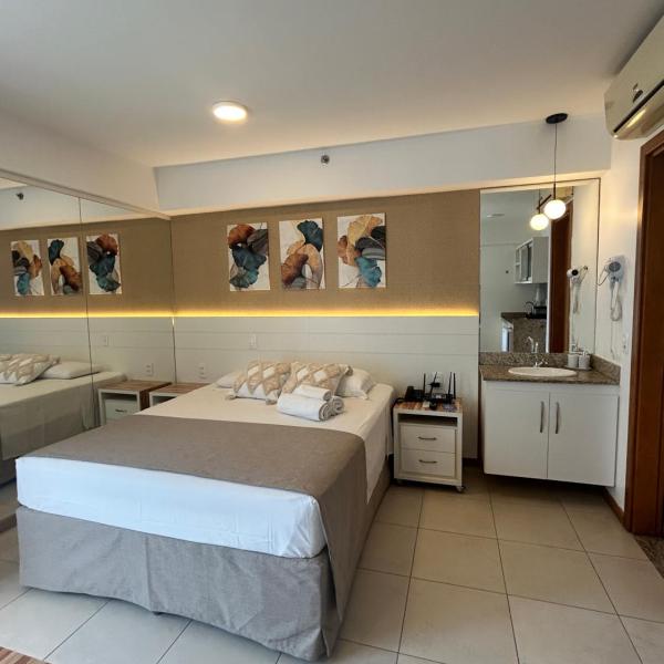 Flat com Vista Esplanada, no centro de Brasília, novo e confortável em Saint Morizt Brasília Hotel
