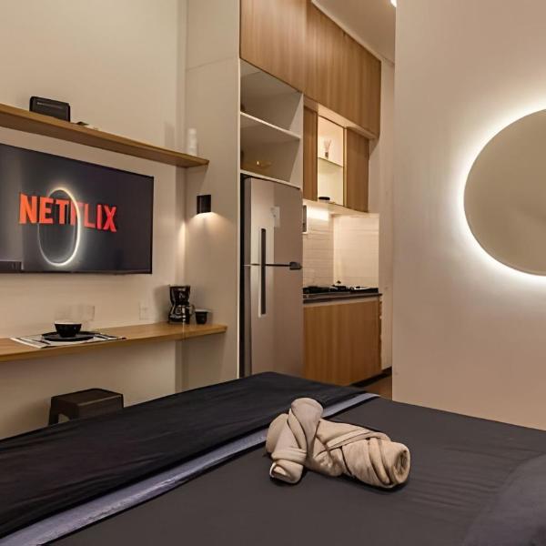 Studio Novo | Metrô, Consulado, Rooftop e Piscina