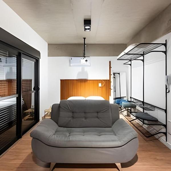 Apt 56 Tela de cinema e vaga Novinho prox Paulista - Foto 2