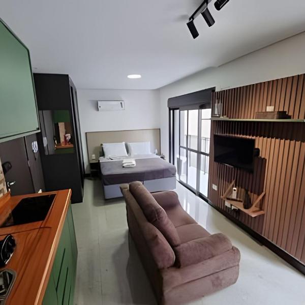 Apt 84 Tela de cinema e vaga Studio novo prox Paulista - Foto 5