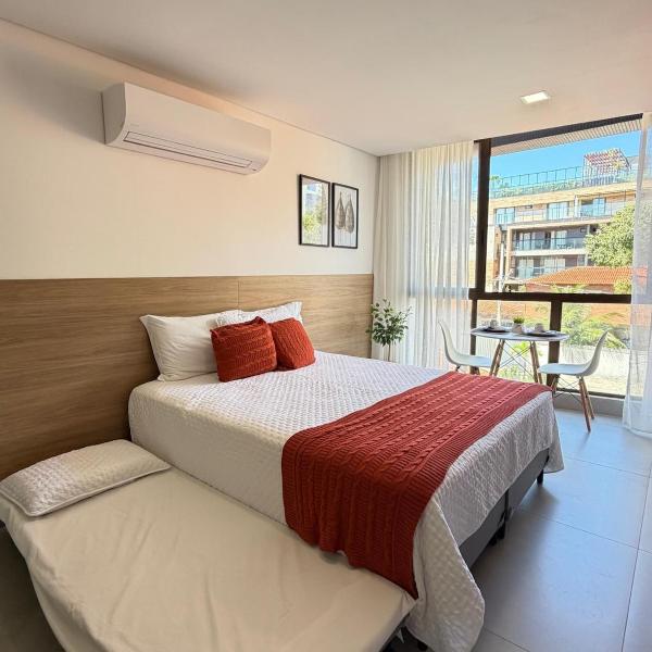 Flat Beira Mar Get Sense Pe na Areia Unid 217