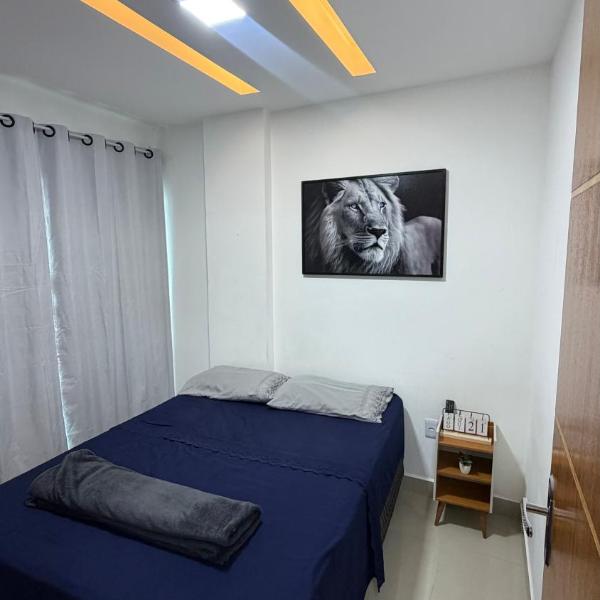 Loft completo com vista mar a 3 minutos da praia