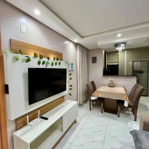 01 Conforto e estilo-piscina e garagem inclusa、サン・レオポルドのホテル