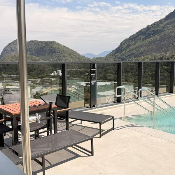 Apt completo, 2 quartos, suíte, piscina, 5 min BRT Rock in Rio - Foto 5