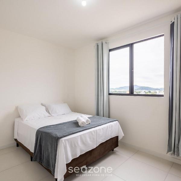 Apto 2Q c/ piscina e churrasq. 500m do Mar MCB0807