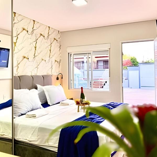 Studio Soares para casais Loft Praia e Centro Piçarras c/ Piscina - Foto 2