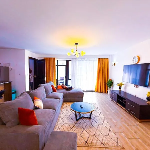 305 AMBER RESIDENCE - Rooftop pool, Gym, Playground, Parking and 24hr Security, Hotel in Nairobi
