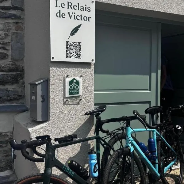 Le relais de Victor et son garage à vélos, hotel sa Revin