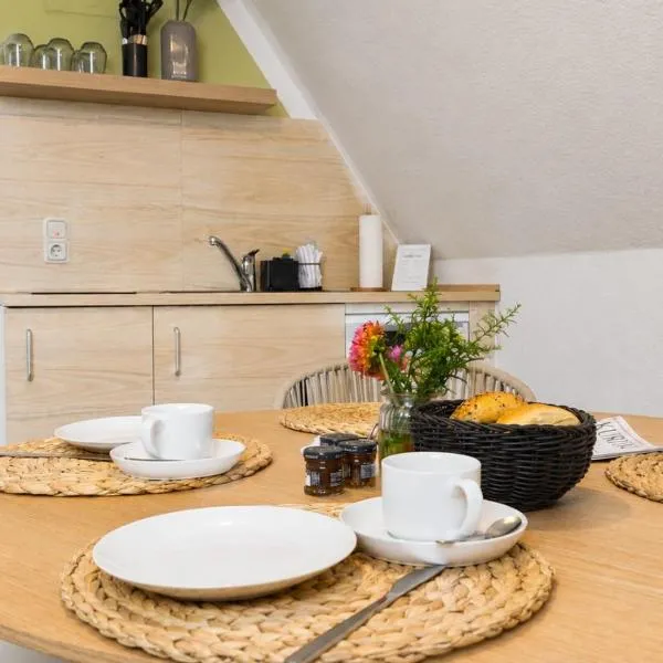 Lilienthal में, होटल Gästehaus & Apartments fliegendes Perlhuhn Borgfeld