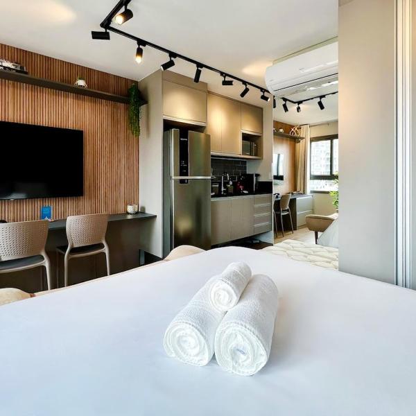 Studio Moderno, com Piscina, AC, Wi-fi e Alexa - Foto 3