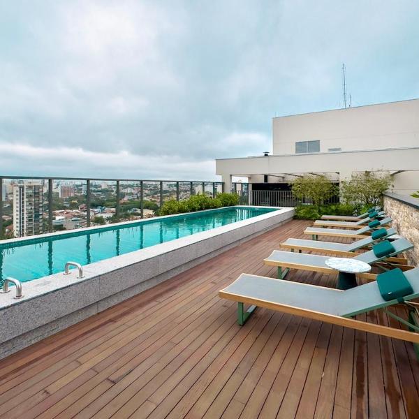 Apê duas camas de casal, Closet, Piscina com vista - Foto 5
