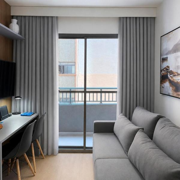 Apê com suite, AC sala e quarto, Cond. Completo - Foto 3