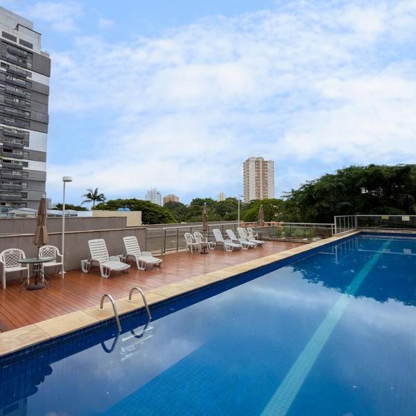Studio com lava-e-seca, Vaga de Garagem e Piscina - Foto 5