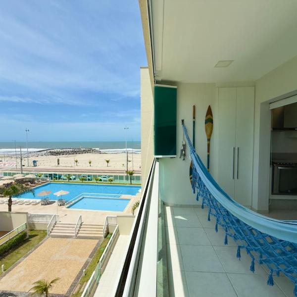 Cobertura pé na areia com jacuzzi e vista mar - Foto 2