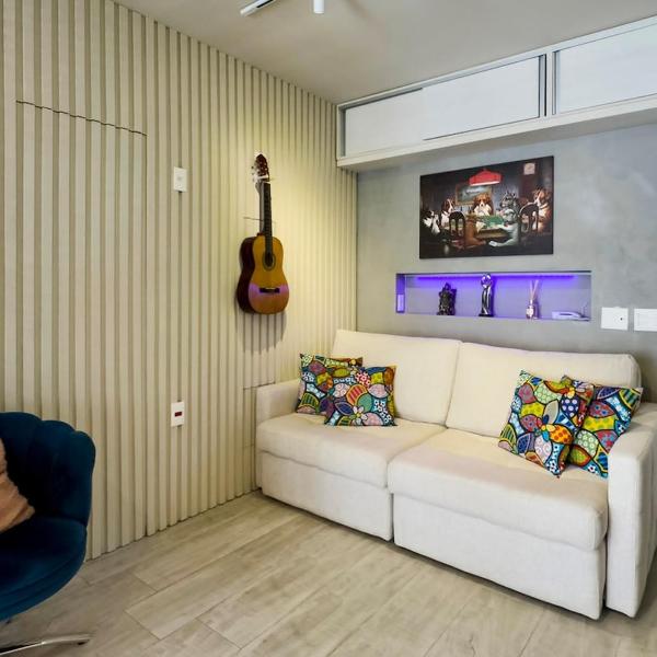 Apê Moderno Completo, Vaga com manobrista, Check-in 24h - Foto 4