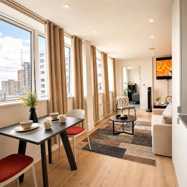 Wembley Park 1BR 2 Min Tube Gym, Co-Working & Cinema, hotel din Londra