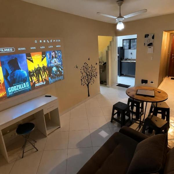 Apart 106 Apto com Mini Cinema Praia e Shoppin